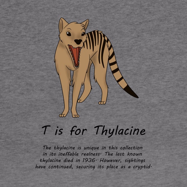 Thylacine by possumtees